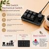 USB Wired Mini Custom Programming Keyboard RGB Knob Keypads Mini Mechanical Keyboard  for Photoshop