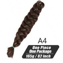 2026 New  Xpression Synthetic Big Braids Crochet Hair Braids Extensions Yaki Straight Hair Women's Jumbo Braids Hair Daily Wear