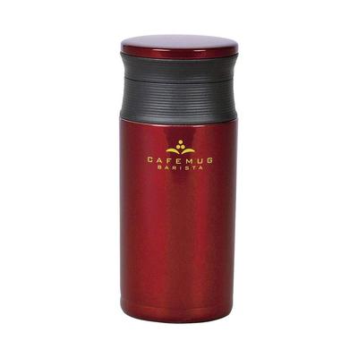 Water Bottle 350ml Direct Drinking Lightweight Stainless Steel Mug Bottle Coffee Cherry Cafe Mug Barista HB-2607