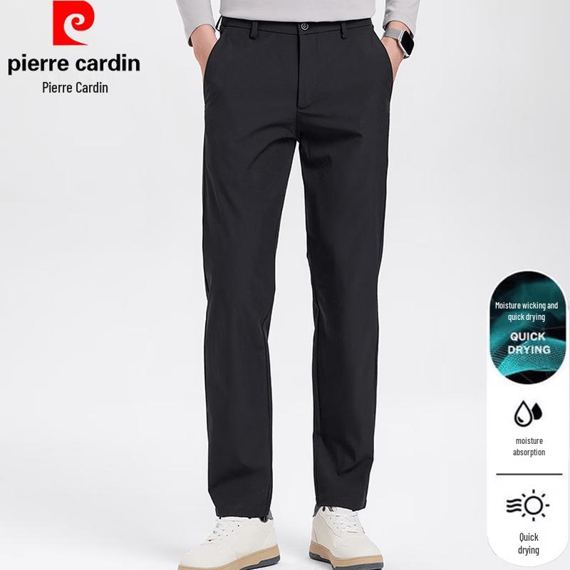 Pierre Cardin Men's Summer Quick-Dry Straight-Leg Casual Pants