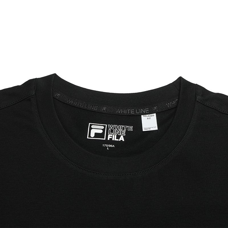FILA Original Simple Casual Comfortable Round Neck T-Shirt Men tops F11M639104F-BK