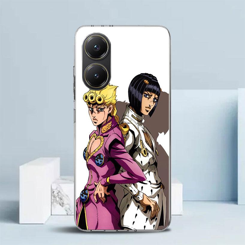 JoJo Adventure Giorno Giovanna Soft Cover for Xiaomi Poco F7 Ultra X7 X6 X5 Pro M7 Phone Case Redmi 15 15C 13 13C 12 12C 10 10C