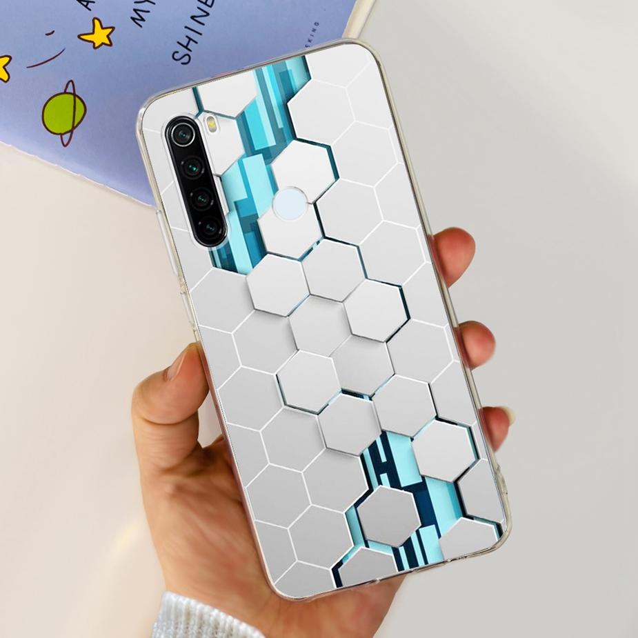 For Xiaomi Redmi Note 8 Case Note 8T Luxury Painted Cover Clear Silicone Phone Case For Redmi Note 8 Pro Note8 Note8T Soft Shell
