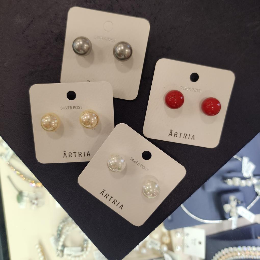 ARTRIA 12mm Pearl Earrings AAAERJJ0006WHF