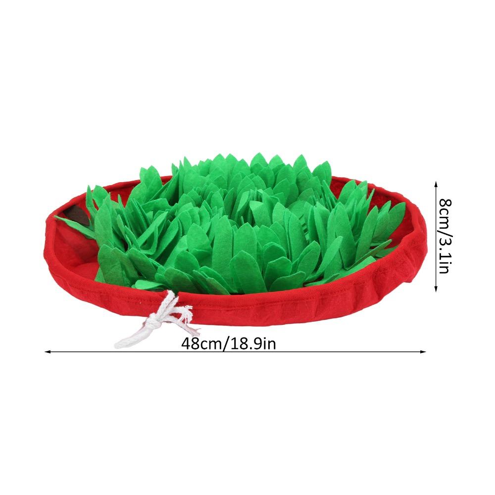 Soft Fabric Snuffle Mat Dual Use Dog Feeding Toy Pet Enrichment Food Hiding Toy  Slow Eating