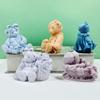 3D Bear Resin Molds Silicone Candle Mold Crystal Epoxy Casting Mold Jewelry Making Pendant Onament Craft Mould Handmade