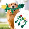 Dog Toy Rose Shape With Squeaky Stimulating Bells And Easy Gripping Handle for Puppies Training Dog Toy