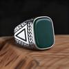 R3427 Men's High Quality 316L Stainless Steel Variety Onyx Rings Fashion Trend Jewelry
