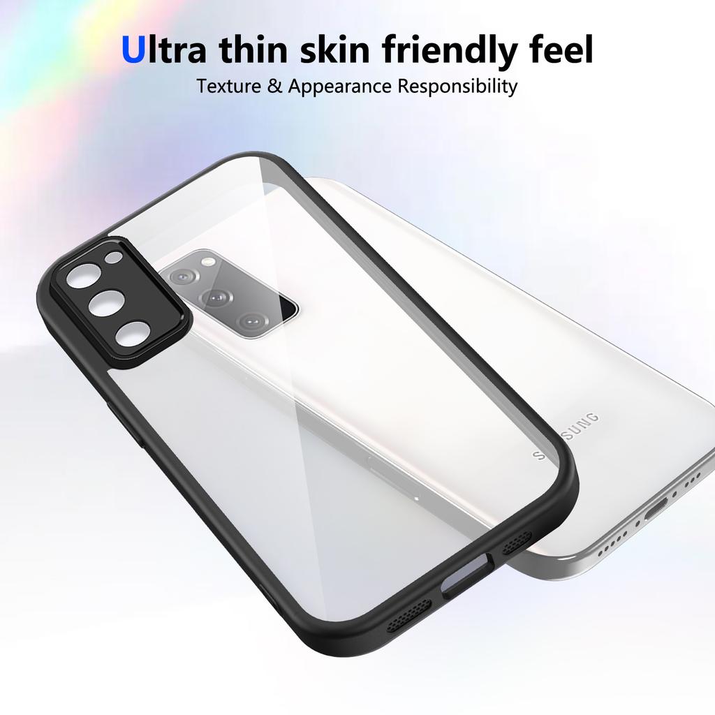 For Samsung Galaxy S20 FE Case Galaxy S20FE Phone Case Galaxy s20fe Cover Air Cushion Silicon Bumper Clear Matte Back Cover Hard
