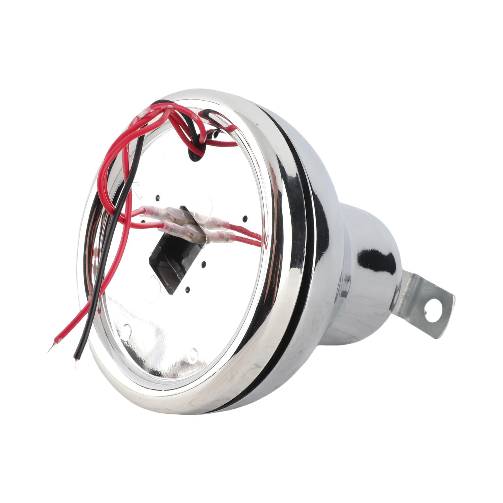 

12 V 110dB Electric Bell Loud Safety Alarm Horn Internal Strike Stainless Steel Emergency Alarm Bell for Car Vehicle серебряный