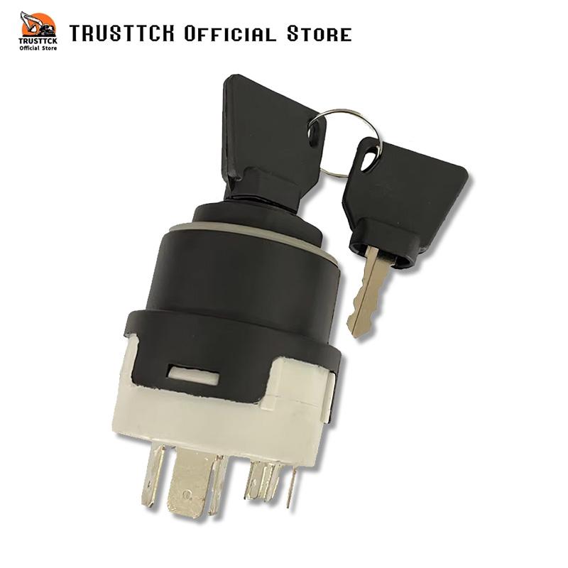 701/80184 Ignition Switch with 2 Keys 3 POSITION 9pins for JCB 3CX 4CX