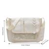 Nylon Transparent Bags Zipper Bag Shoulder Bag Pouch Bag Solid Color Itabag  Travel