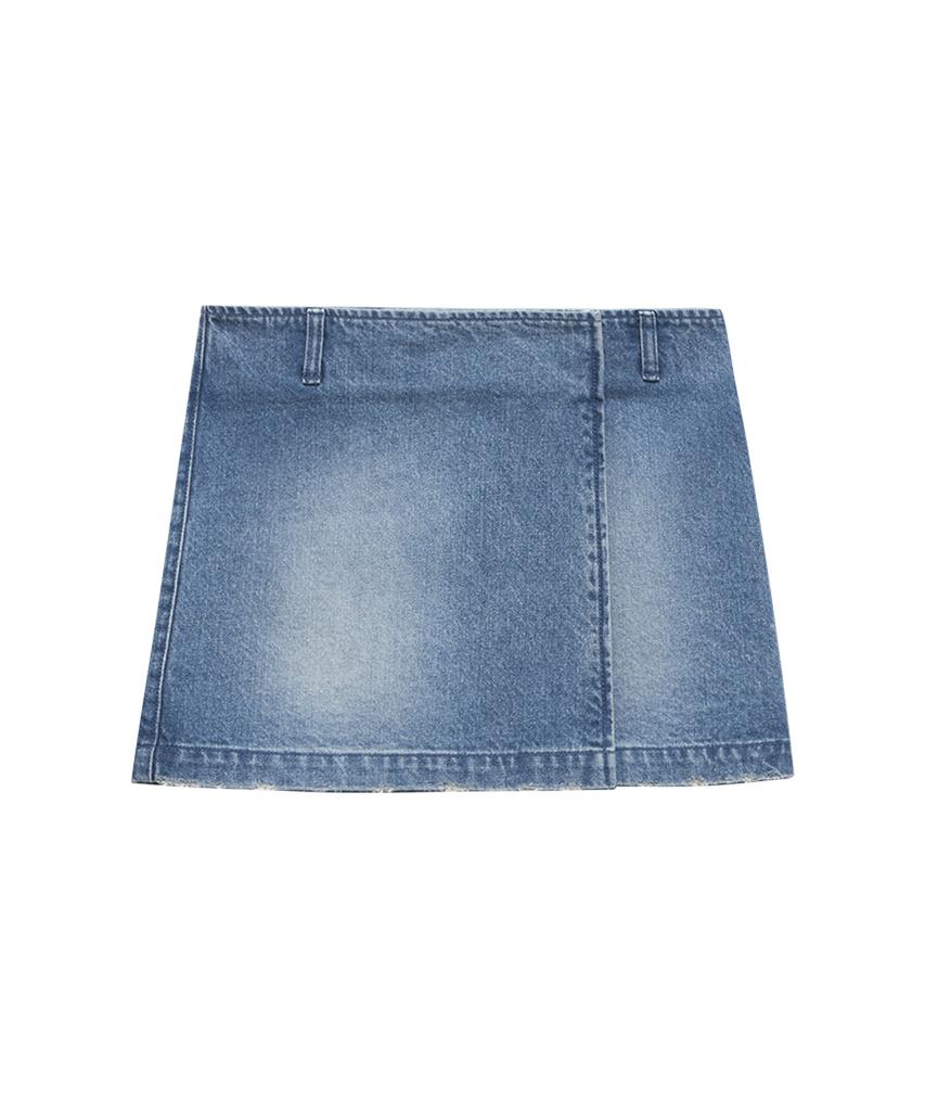 INSTANTFUNK Wickel-Mini-Jeansrock