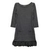 FOXEY 26052 Gray Nylon Skirt and Wool Knit Dress Dress 38 grayUsed
