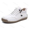 Women Sports Shoes 2026 New Outdoor Hiking Flat Bottomed Comfortable Casual Driving Shoes Soft Sole Zipper Fashion Leather Shoes