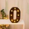 Cross-border Hot-Selling Black LED Letter Lamp for Proposal, Festival Decoration, and Ambiance Arrangement
