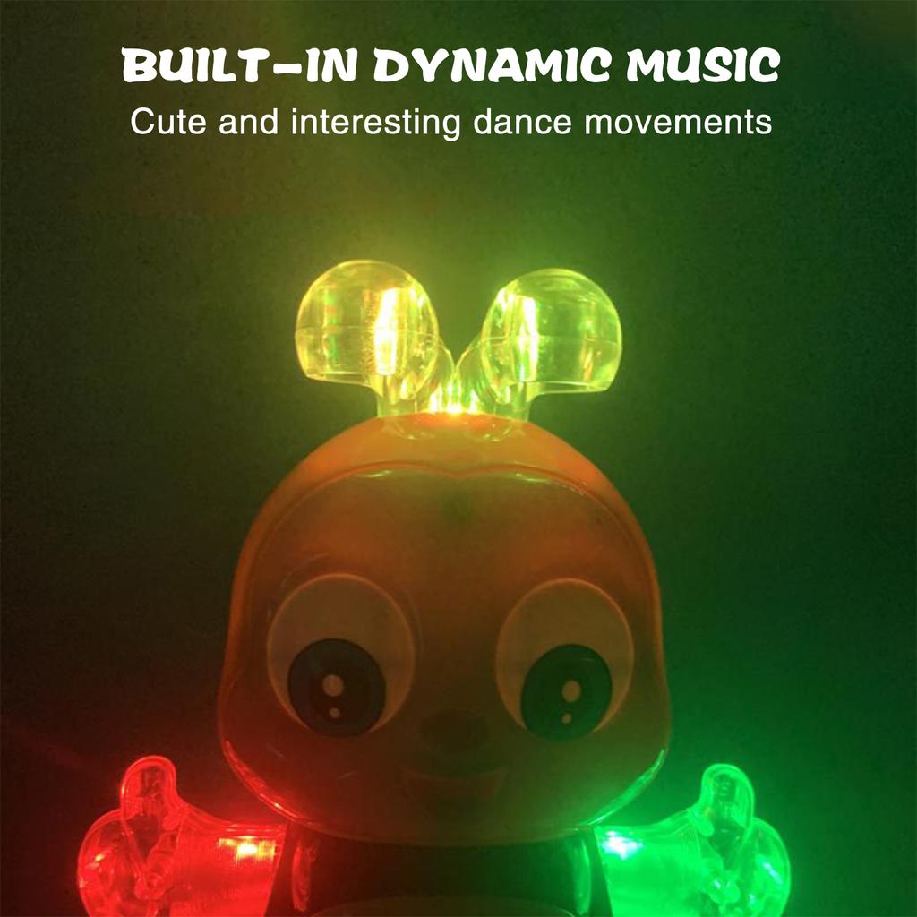 Electric Dancing Bee Musical Toy Funny Early Educational Toy Music Sensory Toys for Kids Birthday Children's Day Gift
