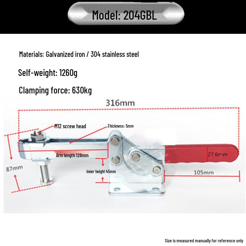 XB-203F Durable Quick Clamp Fixture for Machine Tools