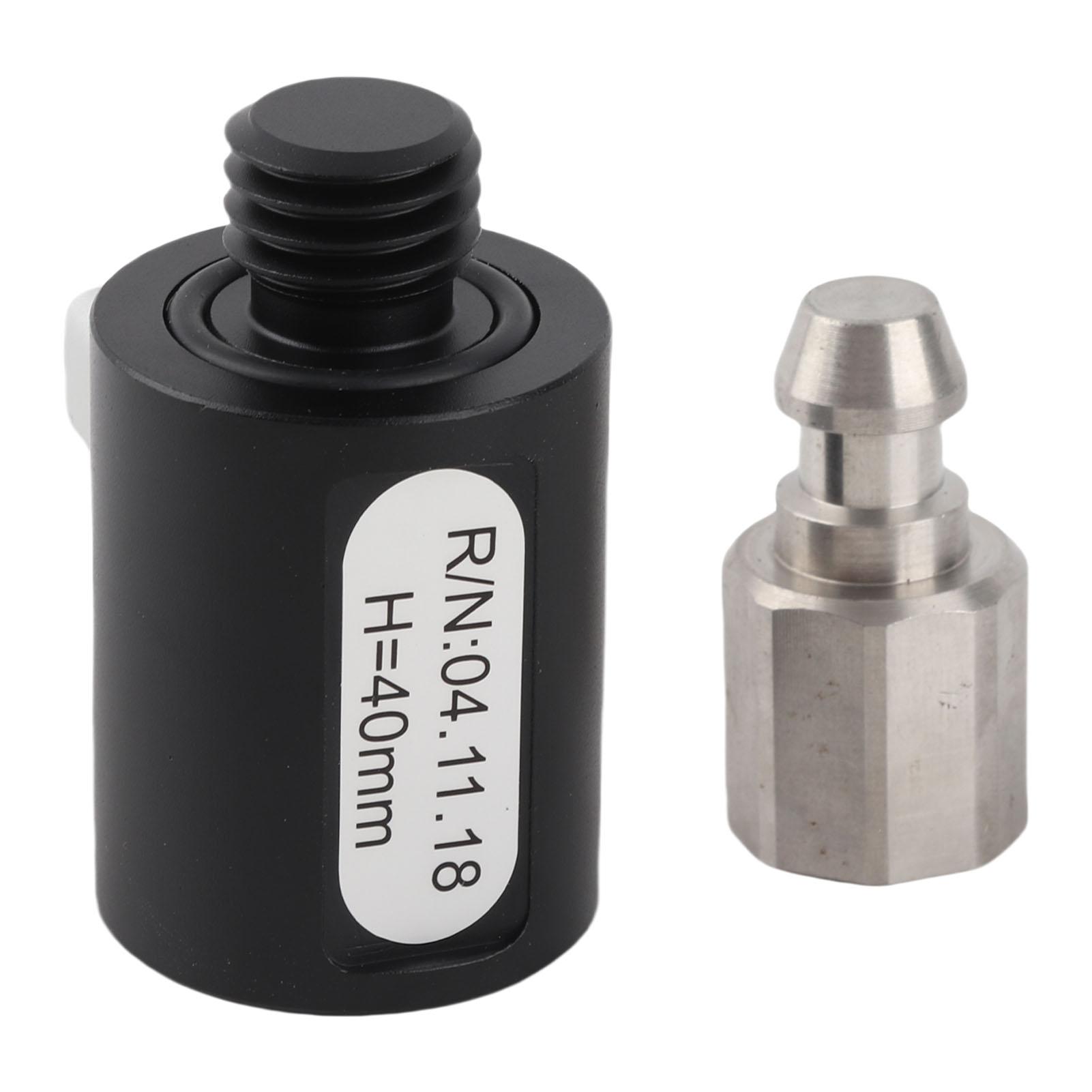 

Surveying Pole Adapter 5 8inx11 Thread 40mm Length Aluminium Alloy GPS Quick Release Adapter