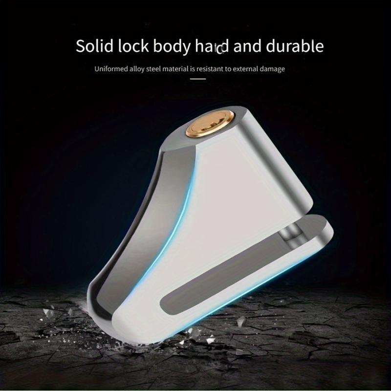 Battery-Powered Brake Disc Lock for Motorcycles