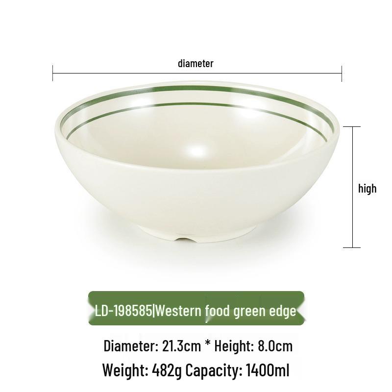 Pink Melamine Ramen Bowl - Creative Conical Hat Design, Imitation Porcelain, Large for Beef Noodle Soup and Mala Tang.