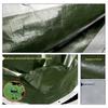 Junkiss Heavy-Duty Green-Silver Waterproof Tarpaulin