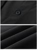 Men's Spring Color Block Patchwork Two-In-One Hoodie Polo Shirt