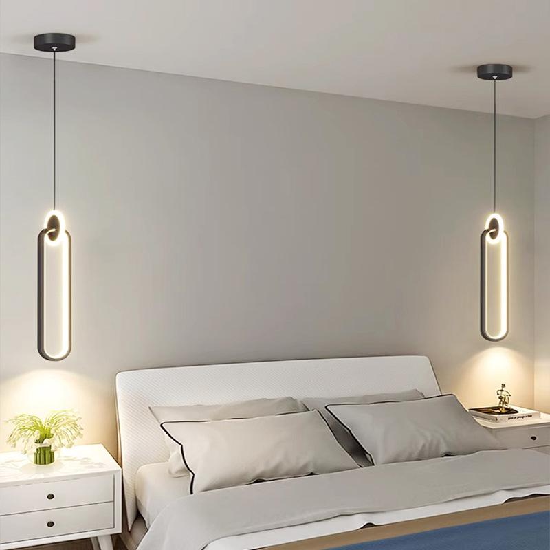 Moderne LED Pendelleuchte für Schlafzimmer Nachttisch Wohnzimmer Esszimmer Hintergrund Hängeleuchte Kronleuchter Wohnkultur Leuchte