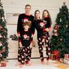 Prints Family Matching Long Sleeve Tops+Pants Set Family Matching Sets