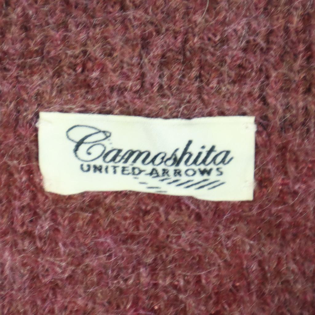 Camoshita UNITED ARROWS Langarm-Strickpullover 46 Rot Herren Gebraucht