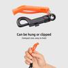 2/6PCS Emergency Whistle Safety Survival Whistle Signal Whistle with Hook Ideal for Outdoor Camping, Hiking, and Trekking