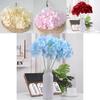 Bridal Wedding Faux Hydrangea Flowers Artificial Silk Ball For Event Backdrops And Home