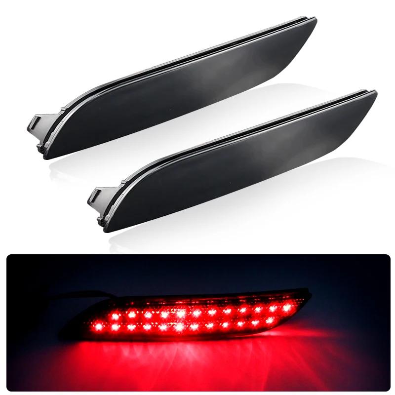 

2Pcs LED Bumper Reflector Lights Turn Signal Light Smoke/Red Lens for 2018-Up Toyota Camry OEM#TO1185110 Accessories