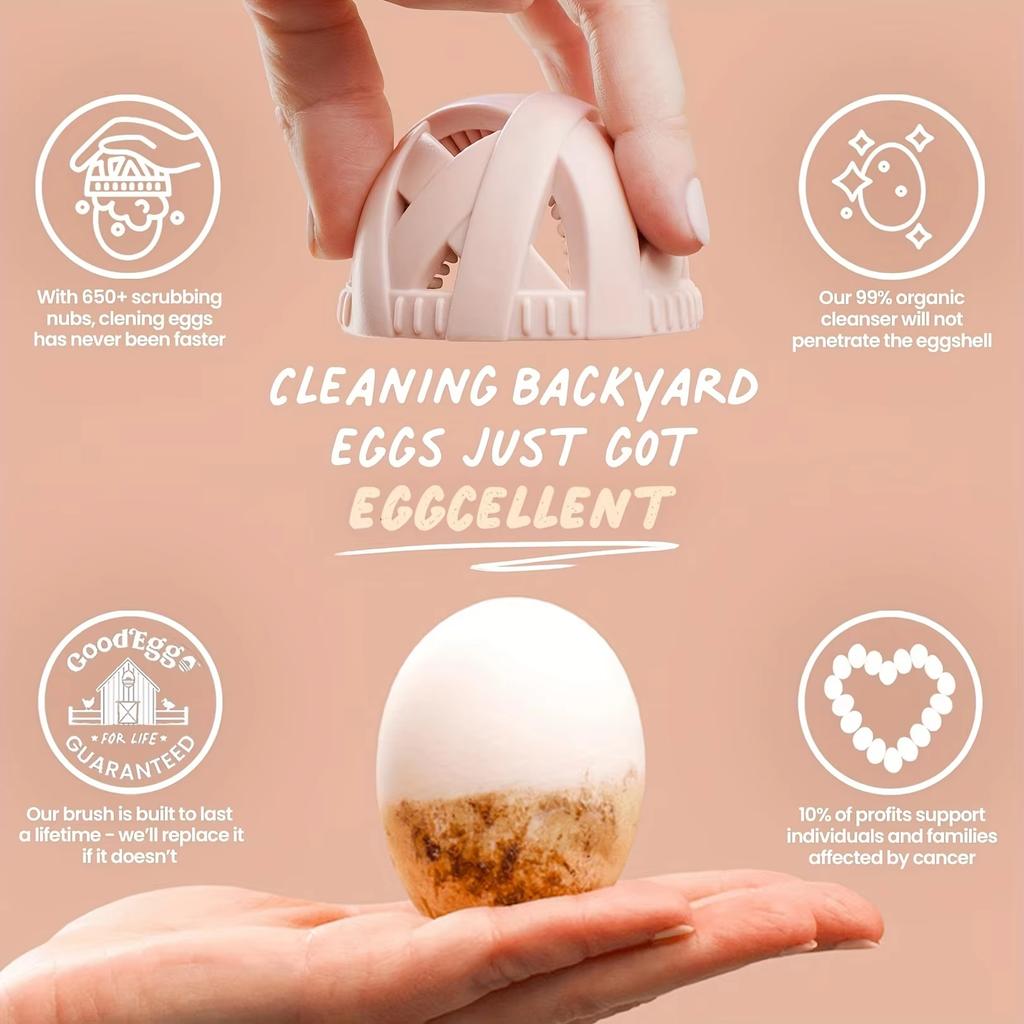 Silicone Egg Washing Brush Specialized Egg Cleaner Tool Flexible Food Grade Scrubber for Farm Fresh Eggs Kitchen Use