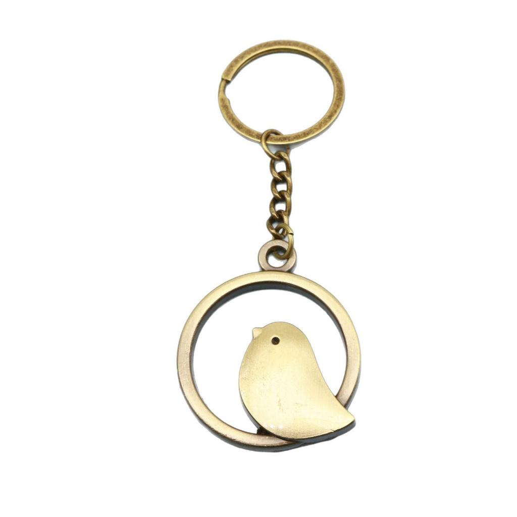 Hot-Selling Round Bird Knot Pendant Keychain Jewelry