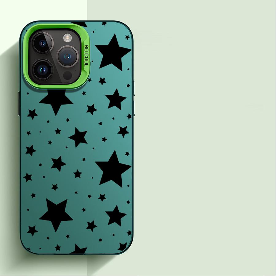 Five Pointed Star Phone Case for Realme 8i 8 4G 9i 10 4G 10 11 Pro 12 5G C15 C20 C21 C21Y C31 C33 C35 C53 C55 Capa Cover