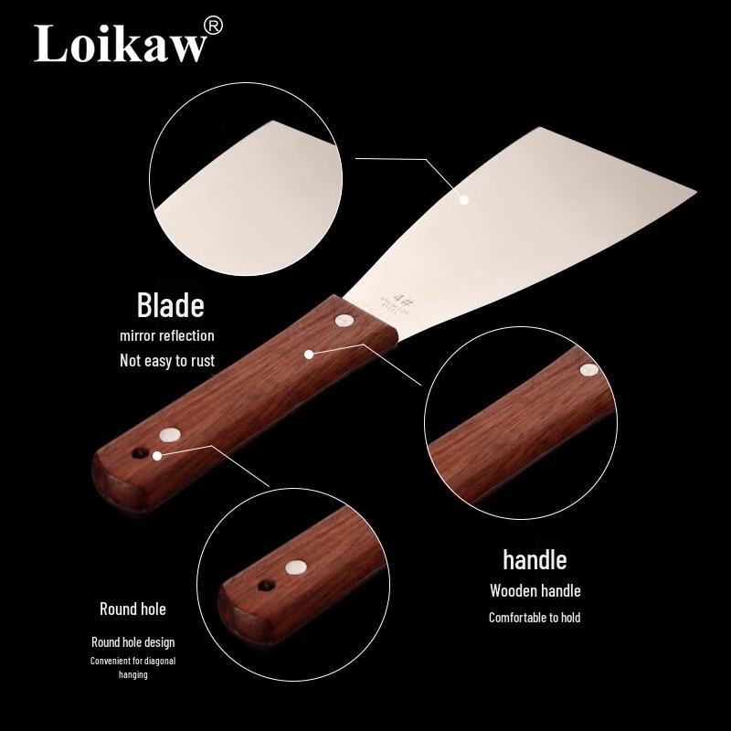 Leigu Stainless Steel Straight Scraper Straight Scraper