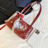 JK Transparent Love Itabag Zipper Bag Lace Crossbody Bag Portable Kawaii Shoulder Bag  Gift