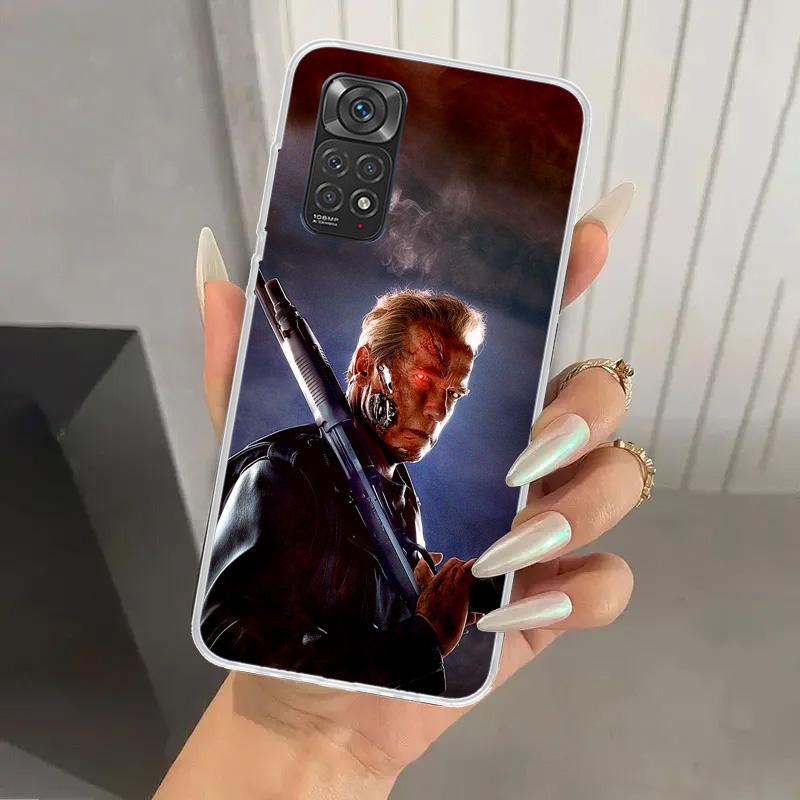 Arnold Schwarzenegger Terminator Phone Case for Xiaomi Redmi Note 15 14 14S 13 12S 12 Pro 11S 11 Plus 11T 11E 10S Soft Funda Pri