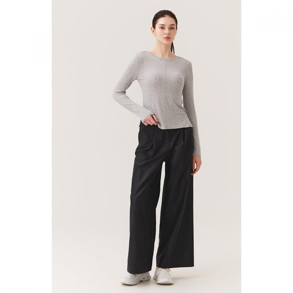 Huit Fake Leather Wide Fit Pants Htwpn5k02t