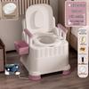 Portable Commode Chair for Adults: Ideal for Elderly, Pregnant Women, and Indoor Use