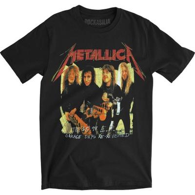 Metallica Unisex-Erwachsene Garagen-Foto-T-Shirt