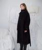 Rosefranz Half-Neck Overfit Long Coat [Black]