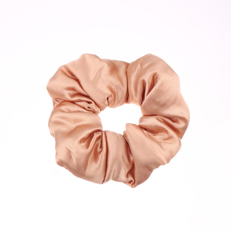 

Сатиновая подушка для сна Повязка для волос Наполнена хлопком Сатин Резинка для волос в виде толстой кишки Французский ретро Большое кольцо в виде толстой кишки кофейный