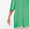 Nike Fashionable Breathable Round Neck Loose Drop Shoulder T-Shirt Women Tops Green FB8218-363