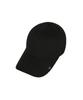 Bajal Label Visor Oversized Ball Cap Black