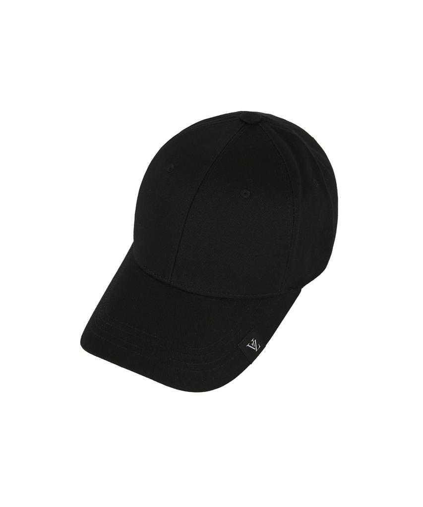 Bajal Label Visor Oversized Ball Cap Black