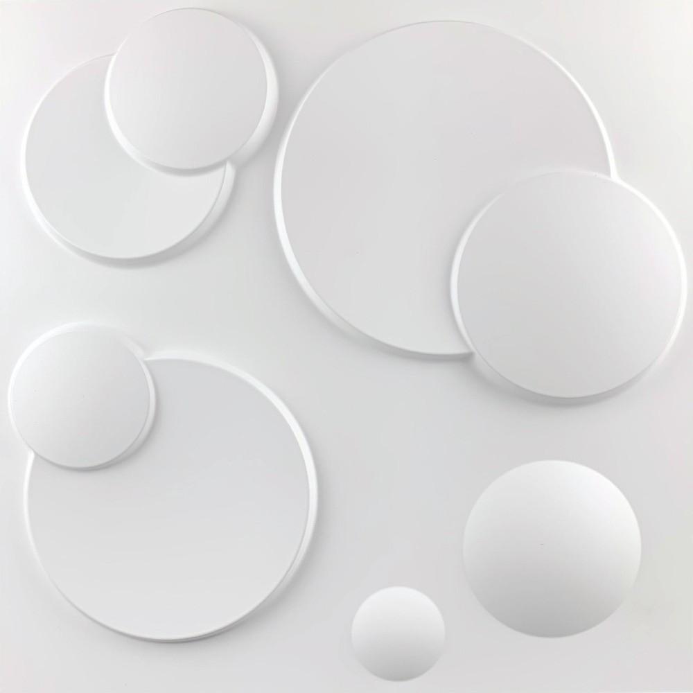 White Wall Sticker 3D PVC Wall Paper Removable Wall Panel Bathroom Kitchen