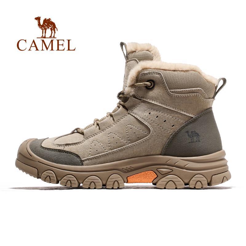 Camel Men's Winter Warm High-Top Hiking Boots