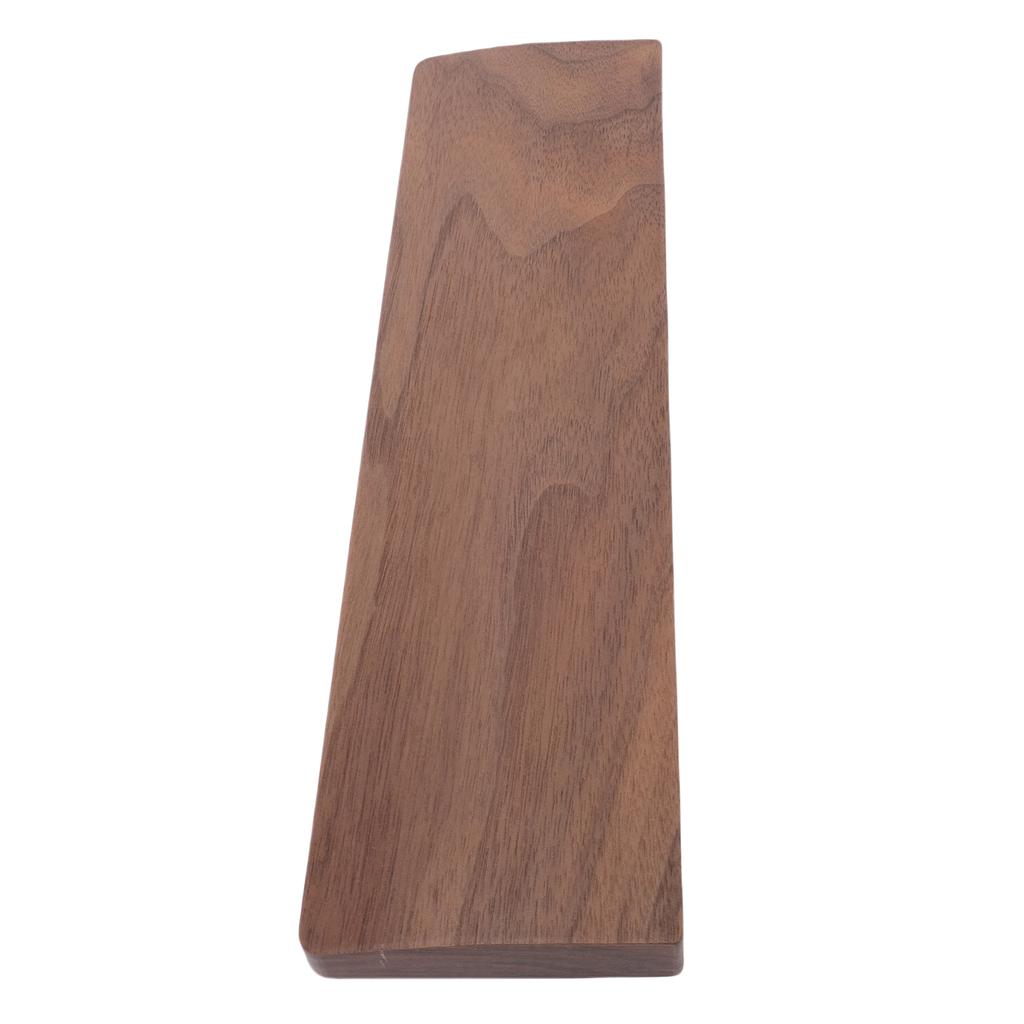 Keyboard Wrist Rest 30cm Ergonomic Walnut Wood 60 Percent Keyboard Wrist Support for Programmer Text Worker